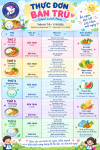 🥦🍤 THỰC ĐƠN TUẦN 1 – NĂNG LƯỢNG CHO NHỮNG NGÀY HỌC THẬT VUI!🫑🍗